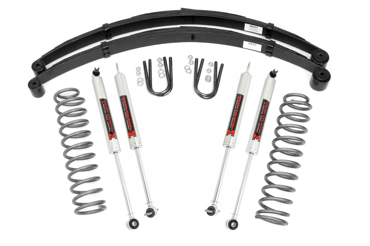 3 Inch Lift Kit | RR Springs | M1 | Jeep Cherokee XJ 2WD/4WD (1984-2001)