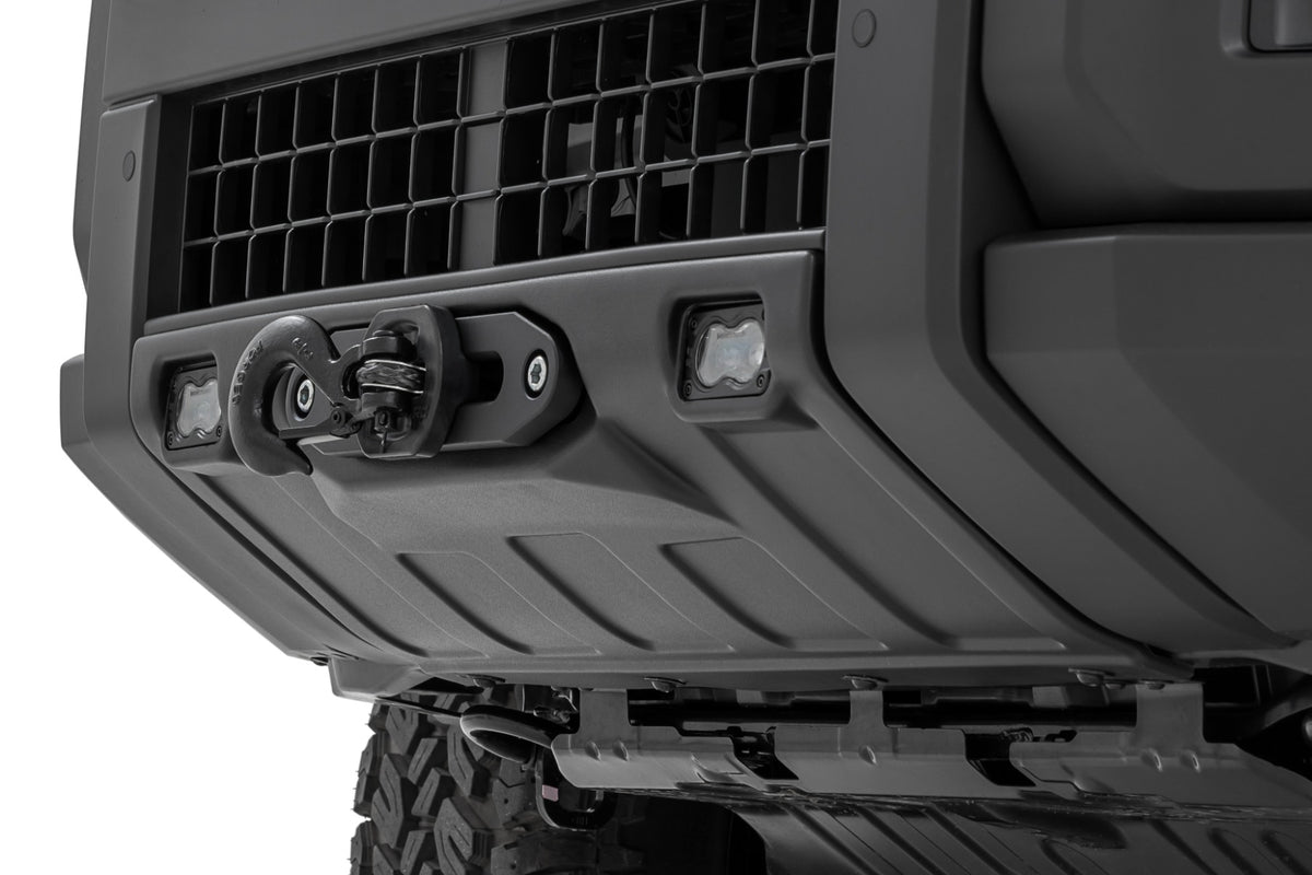 FXS Hidden Winch Mount | Yellow SAE | Fog | Toyota Land Cruiser 4WD (24-26)