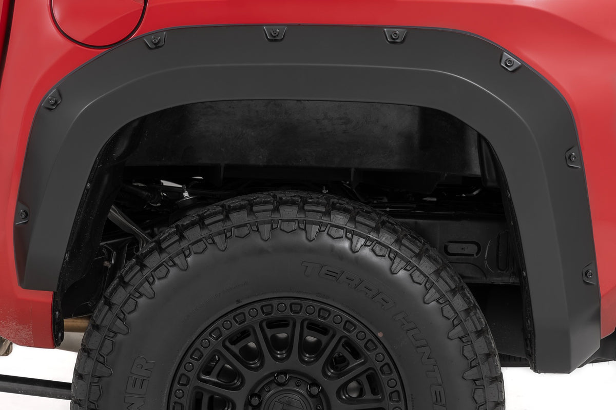 Pocket Fender Flares | 3U5 Supersonic Red | Toyota Tacoma 2WD/4WD (2024-2026)