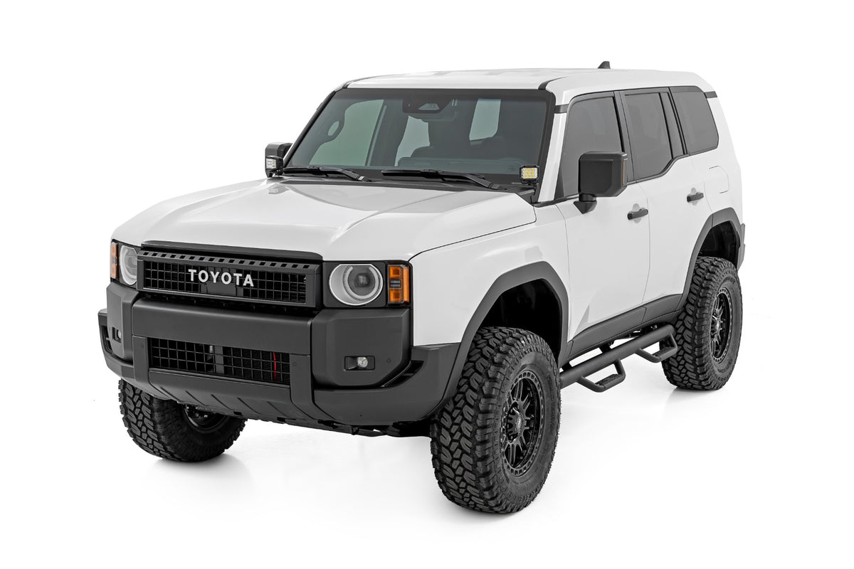 LED Light Kit | Ditch Mount | 2" Black Pair | White DRL | Toyota Land Cruiser (24-26)
