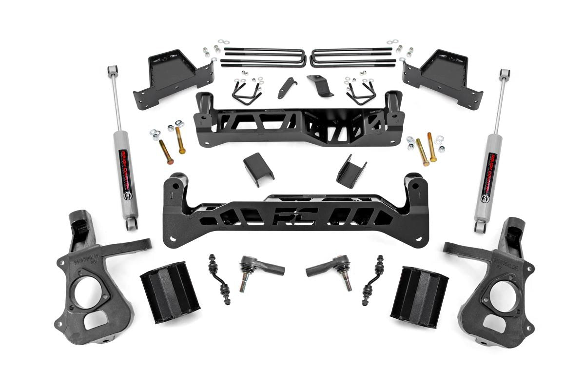 7 Inch Lift Kit | Cast Steel | Chevy/GMC 1500 2WD (14-18 & Classic)