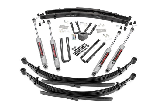 4 Inch Lift Kit | Rear Springs | Dodge W100 Truck/W200 Truck 4WD (1970-1974)