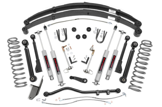 4.5 Inch Lift Kit | RR Springs | X-Series | Jeep Cherokee XJ 2WD/4WD (84-01)