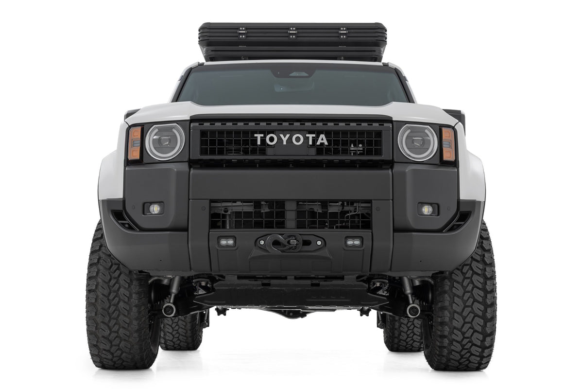 FXS Hidden Winch Mount | Yellow SAE | Fog | Toyota Land Cruiser 4WD (24-26)