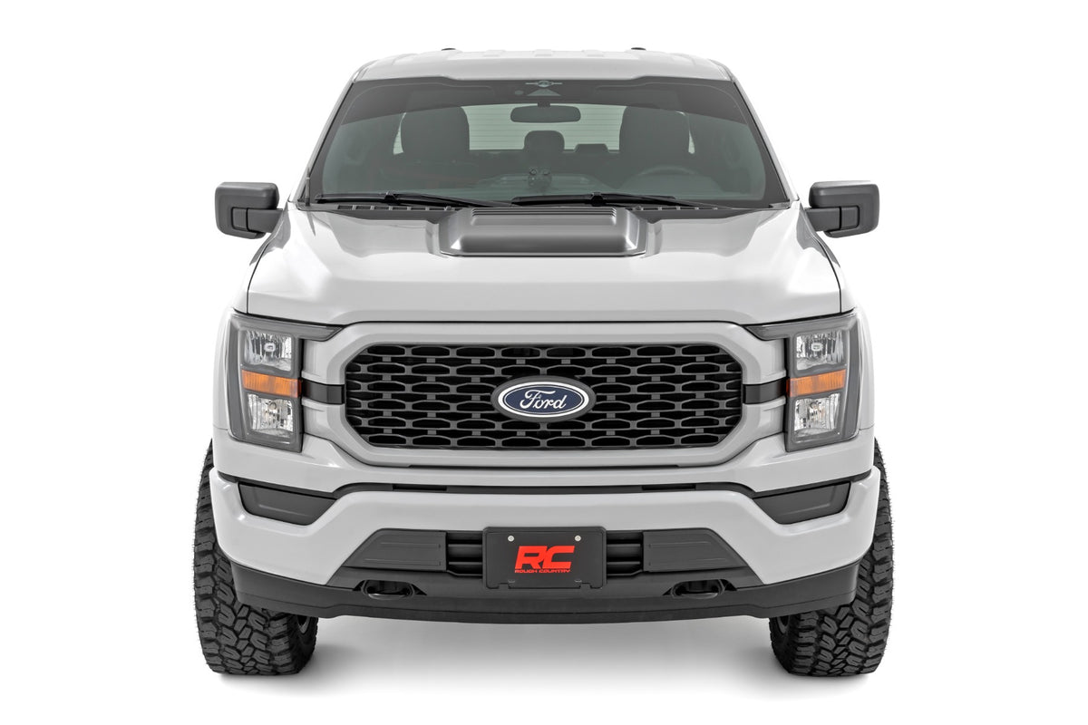 Hood Scoop | JS Iconic Siver | Ford F-150 2WD/4WD (2021-2026)