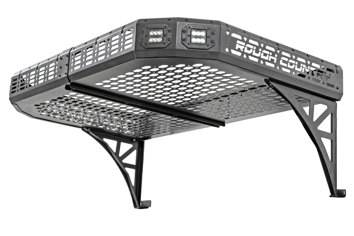 Cargo Rack | Dual 2" Black LED Pairs | Flush Mount | CFMOTO UFORCE 1000
