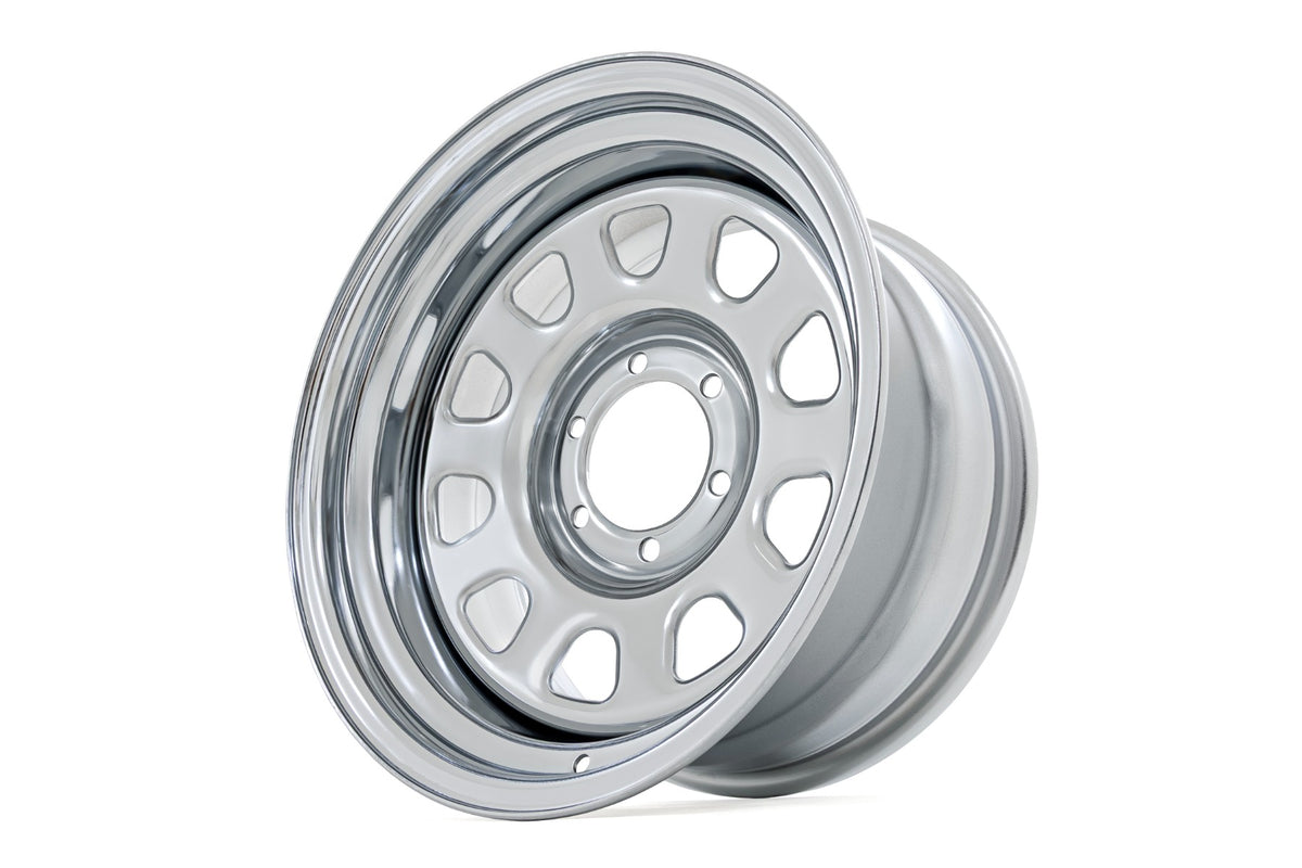 Steel Wheel | Chrome | 16x8 | 5x4.5 | 3.30 Bore | -6