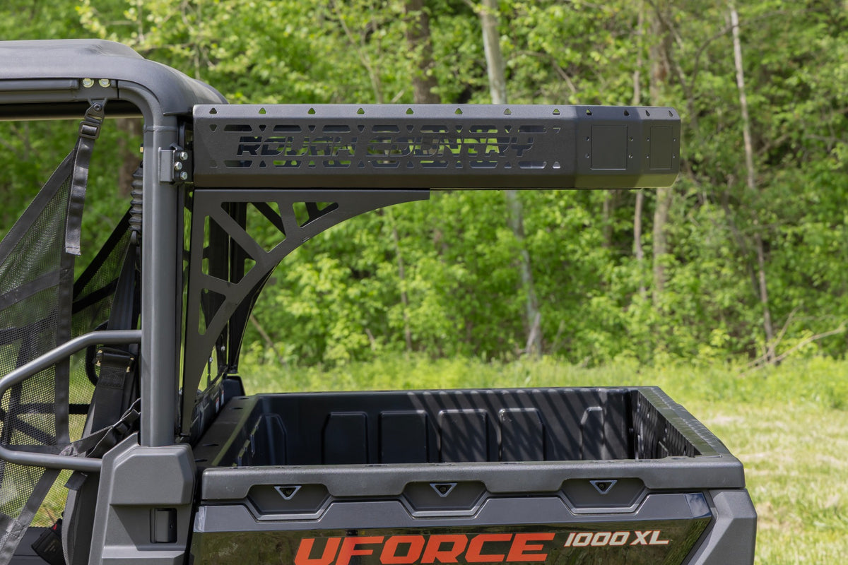 Cargo Rack | Dual 2" Black LED Pairs | Flush Mount | CFMOTO UFORCE 1000