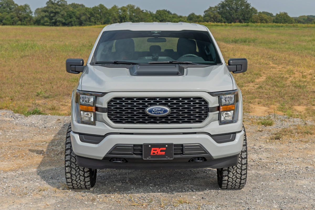 Hood Scoop | JS Iconic Siver | Ford F-150 2WD/4WD (2021-2026)